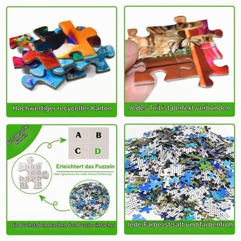 1000dielne puzzle, puzzle pre dospelých, náročné puzzle, logické hry pre celú rodinu, darčeky pre ženy,