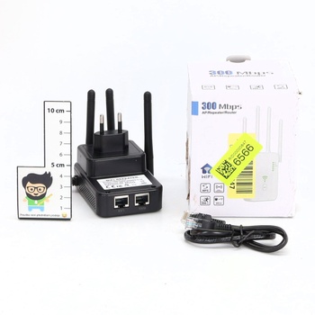 Wifi zesilovač Bfhdbdt 300 Mbit/s, bílý
