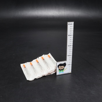 100 kusů víceúčelových plastových zkumavek o objemu 1 ml/cc (31 g x 6 mm), jednotlivě balených,