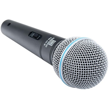 Vokálny mikrofón Pronomic DM-58-B, s prepínačom, čierny - N