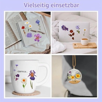 120 priehľadných scrapbookových samolepiek, samolepky s kvetinami z PET fólie, samolepky s