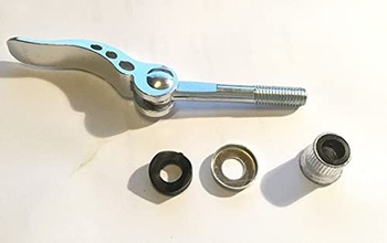 Súprava 2 rýchloupínacích svoriek M6x50mm, kompaktná objímka sedlovky z hliníka 6061-T6, presné