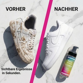 Bama Magic Upper Cleaner, vysoko účinný čistič obuvi, čistí všetky materiály zvršku obuvi, na