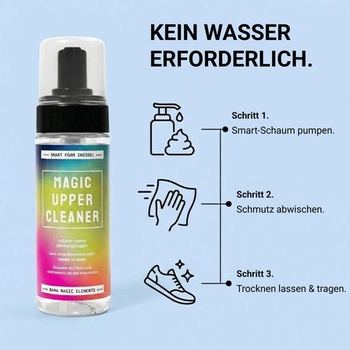Bama Magic Upper Cleaner, vysoko účinný čistič obuvi, čistí všetky materiály zvršku obuvi, na