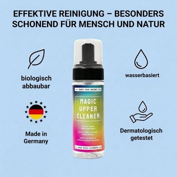 Bama Magic Upper Cleaner, vysoko účinný čistič obuvi, čistí všetky materiály zvršku obuvi, na
