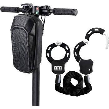 Zámok na bicykel so 4miestnym kódom TYTA007, 92 cm, čierny - N