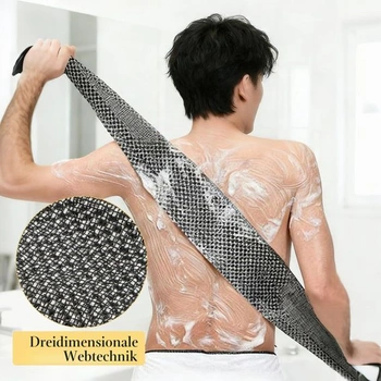 Exfoliačná osuška, antibakteriálna sprchová osuška, 48 extra dlhých sprchových hubičkových žiniek