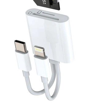 Adaptér USB-C Lightning na čítačku kariet SD/Micro SD pre…