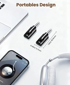 Adaptér z USB-C na 3,5mm jack pro sluchátka cf-3.5mmm-black