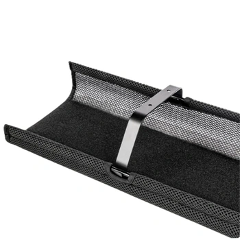 Sieťka pre správu káblov CMP027, nosnosť 3 kg, čierna - N