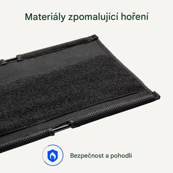 Sieťka pre správu káblov CMP027, nosnosť 3 kg, čierna - N