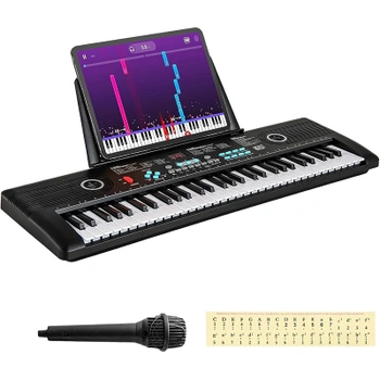Elektrické klávesové piano s duálnym napájaním B0FD73SHNM,…