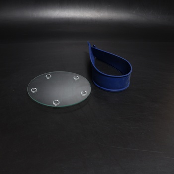 coox springform pekáč so sklenenou servírovacou doskou a sklenenými nožičkami Ã¼Ë 26 cm v modrej