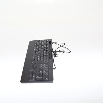 Káblová klávesnica Seenda s podsvietením, ergonomická klávesnica s držiakom na telefón a opierkou
