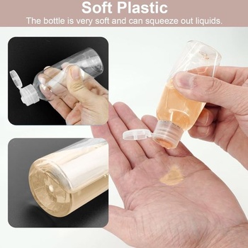 Cestovné fľaštičky na doplňovanie, 100ml, súprava 10 cestovných fľaštičiek