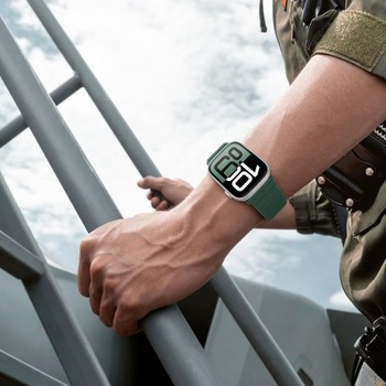 AMSKY nylonový športový remienok kompatibilný s Apple Watch 40 mm 42 mm 46 mm 44 mm 45 mm 41 mm 38