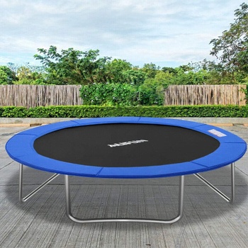 Náhradný bezpečnostný pružinový kryt na trampolínu YD02380BL, 244 cm, modrá - N