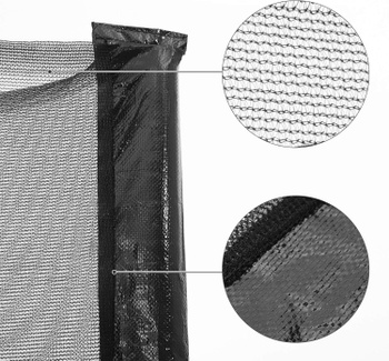 Bezpečnostná sieť pre trampolínu STN8FT, Ø 244 cm, 6 tyčí, čierna - N