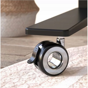 Otočné kolieska na stôl W5B, 6 cm, nosnosť 210 kg, súprava 4 kusov - N