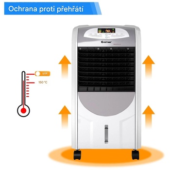 Prenosná klimatizácia ES10680DE-GR, 2000 W, 8-hodinový časovač, bielo/šedá - N