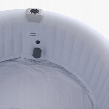Nafukovací hydromasážní vířivka o objemu 1000 l, pro 6 osob, 2400 W, Ø 208 cm, černá - N