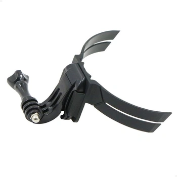 Držiak na motocyklovú helmu, popruh na motocyklovú helmu pre GoPro Hero 11, 10, 9, 8, 7, zakrivený