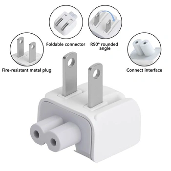 Cestovný adaptér z Európy do USA, balenie 2 ks - Univerzálny adaptér pre MacBook, iPad, iPhone -