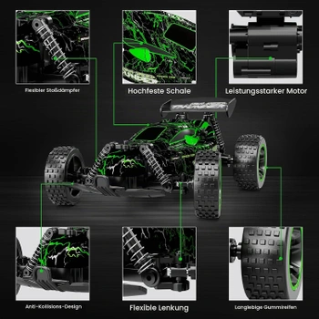 Tecnock auto na diaľkové ovládanie LED svetlá