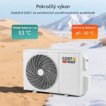 Klimatizácia FP11064DE-WH, 9000 BTU, 2,6 kW, do 42 m², biela - N