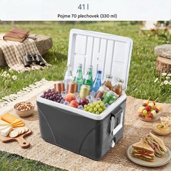 Prenosný chladiaci box VX91453JSFR, 41 l, čierny - N
