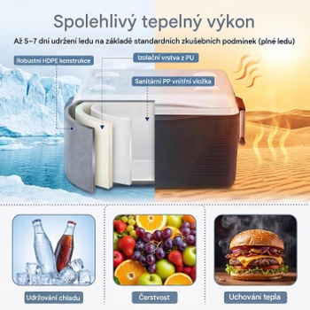 Prenosný chladiaci box VX91453JSFR, 41 l, čierny - N