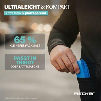 FISCHER TPU duša z plášťa 28 palcov, duša z plášťa pre cestné bicykle 18-622 až 25-622, ventil