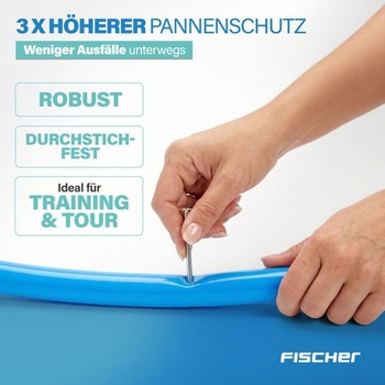 FISCHER TPU duša z plášťa 28 palcov, duša z plášťa pre cestné bicykle 18-622 až 25-622, ventil