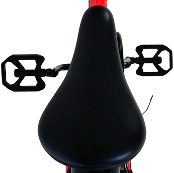 Detský bicykel s odnímateľnými opornými kolieskami, červené - N