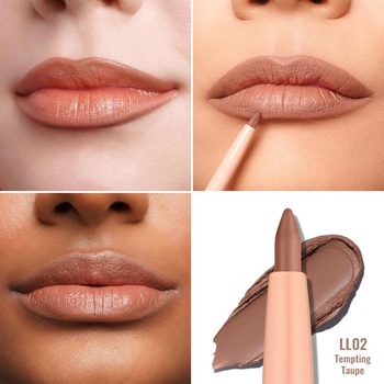 OULAC Nude Lipliner vodeodolná, dlhotrvajúca kontúrovacia ceruzka na pery s matným finišom, vysoko
