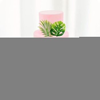 30 ks umelé listy monstera ozdoby na tortu tropické palmové zelené listy dekorácie na tortu pre letné