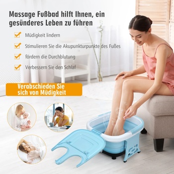 Skladacia masážna vaňa na nohy EP24782DE-BL, 500 W, modrá - N