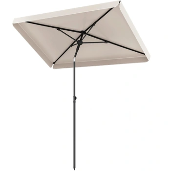 Záhradný slnečník AM13194HM, 198 × 131 cm, béžový - N