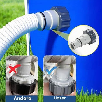 Adaptér na bazén A, 2 kusy, adaptér na hadicu, adaptér na bazénovú hadicu, adaptér na bazénovú