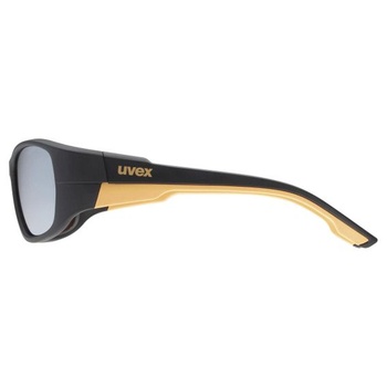 Uvex Unisex Kids, Sportstyle 514 Športové okuliare, jednotlivá veľkosť, čierna matná/zrkadlová