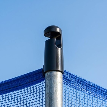 Kryty na tyče trampolíny Homoyoyo, 6 kusů, plastové, černé