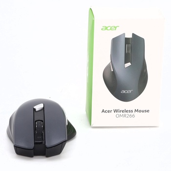 Bezdrôtová myš Acer, ergonomická bezdrôtová myš 2,4 GHz s rozlíšením 1600 DPI, bezdrôtová myš s