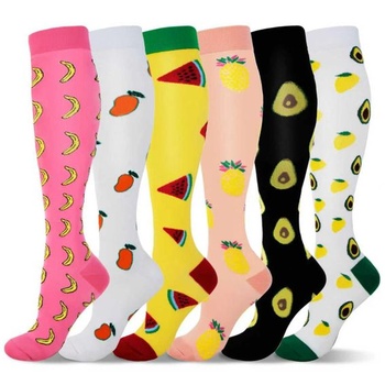 Kompresné ponožky LEOSTEP pre ženy a mužov, 6 párov - športové a podporné ponožky, veľkosti L-XL