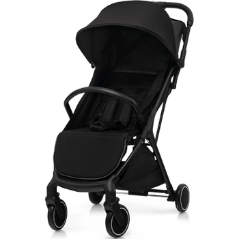 Detský kočík 100MAX39, polohovacie operadlo 115 - 170 °, do 15 kg, čierny - N