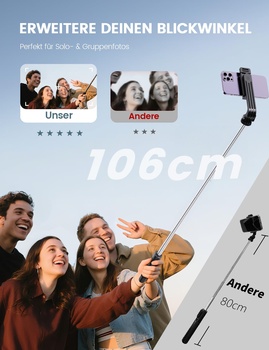 Selfie tyč ANXRE ANXST0 čierna