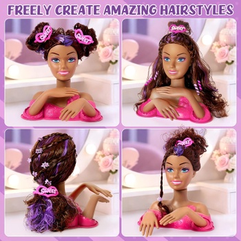 Hlava bábiky pre styling Toylink