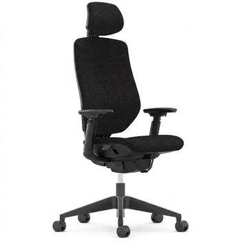 Ergonomická kancelárska stolička BS12B-PRO-V3, nosnosť 136 kg, čierna - N