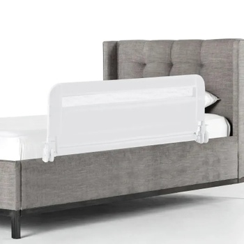 Zábrana do postele pre batoľatá BS10047WH, 100 x 42 cm, skladacia, biela - N