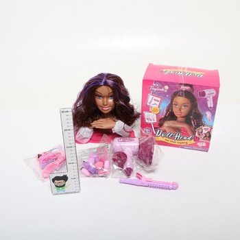 Hlava bábiky pre styling Toylink