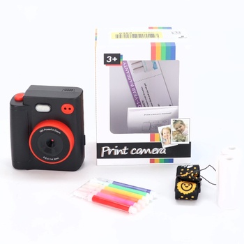 MYSTILUCK Okamžitý fotoaparát pre deti, 1080P HD detský fotoaparát s 32GB kartou a papierom do